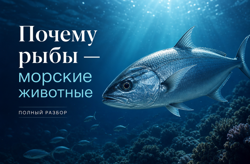 Почему рыбы относятся к морским животным: полный разбор