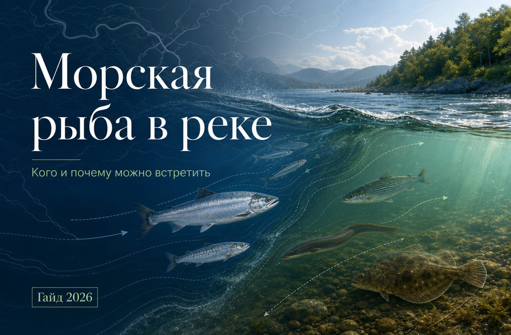 Морская рыба в реке: кого и почему можно встретить
