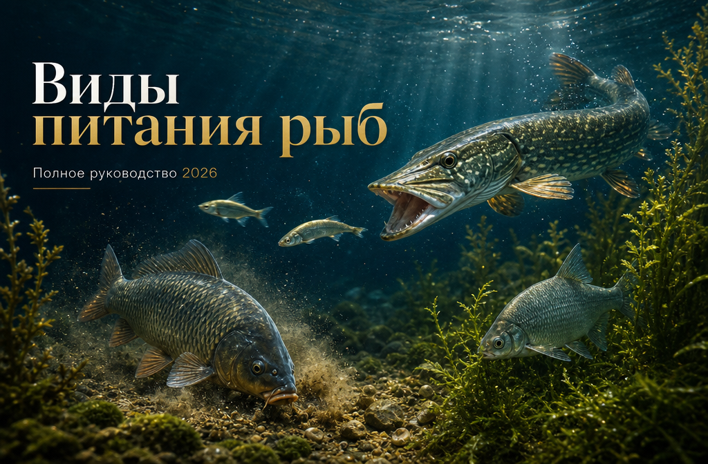Основные виды питания рыб: полное руководство 2026
