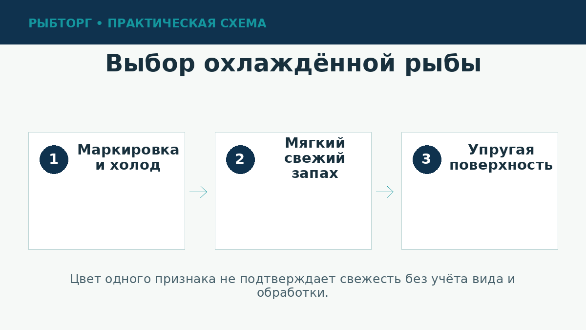 Проверка свежести морской рыбы
